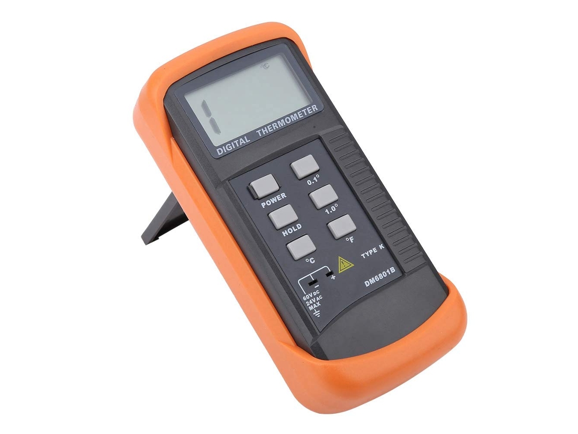 Termômetro Digital Dm6801b, Sensor De Termopar Tipo K Compacto Com Ampla