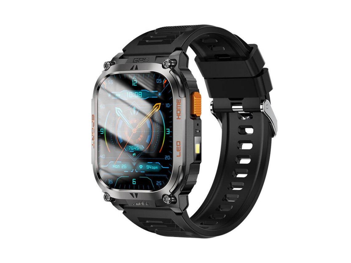 Orange Qx18 Ecrã Hd De 2,01inch Gps Bateria De 630mah Lanterna Led Assistente De Voz Chamada Bluetooth Relógio Inteligente À Prova De Água Ip68 Mdug