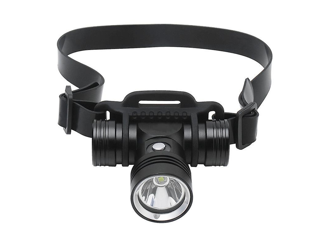 Lanterna Cabeça Mergulho 2000lumens Ipx8 3modos 100m Subaquatica Preto Yizhood