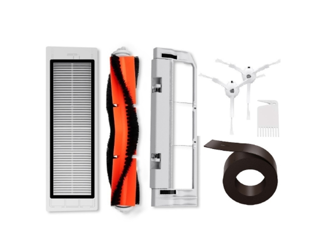 Para xiaomi robô vácuo hepa filtro principal escova lateral ferramentas de limpeza parede para xiaomi roborock acessórios vácuo