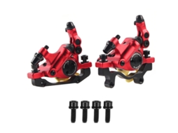 Conjunto de freios hidráulicos Mali HB 100, alumínio, para bicicleta de montanha e estrada, vermelho
