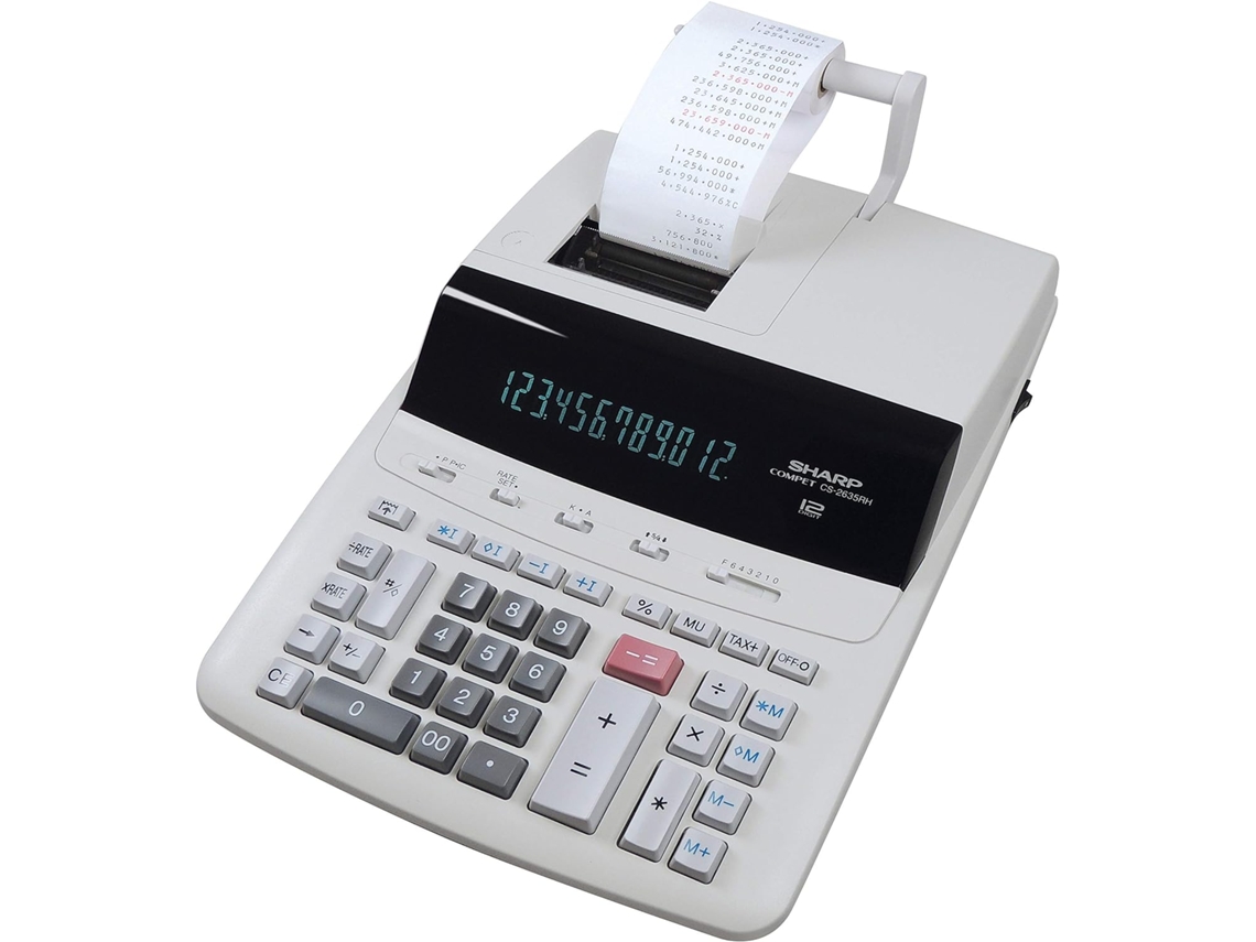SHARP Calcolatriz Scrivente Cs-2635Rh Grigio