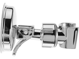 Suporte De Chuveiro De Parede Com Ventosa Em Aço Inoxidável, Conjunto De 3 Peças.