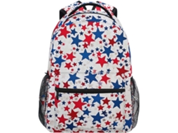 Mochila Skyshu Com Estampa Patriótica De Estrelas, Impermeável E Leve Para Laptop, Ideal Homens
