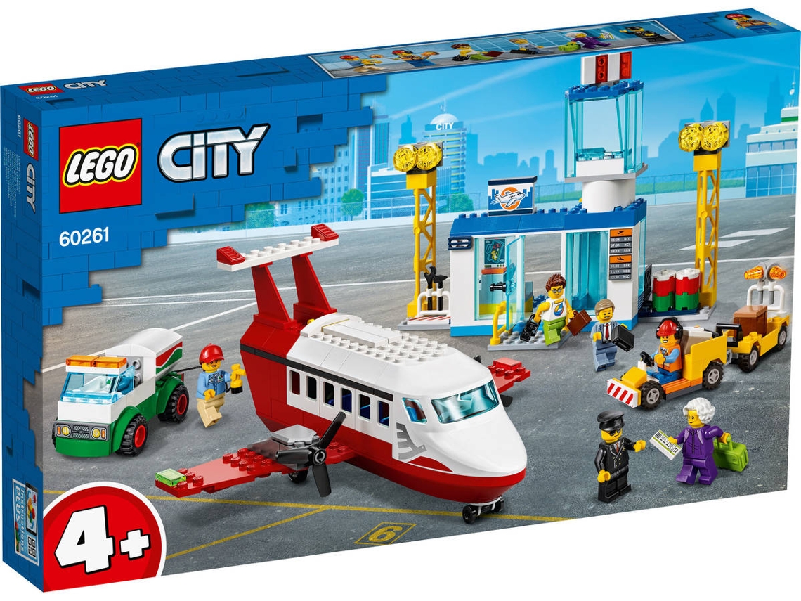 LEGO City: Aeroporto Central (Idade Mínima: ‍4 - 286 Peças)