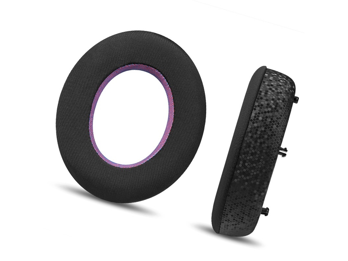 Compatível Com Almofadas Auriculares Pretas E Roxas De Pele De Gelo Para Fones De Ouvido Focal Utopia Brilvibera