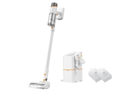 Aspirador Vertical JONR VC10 Pro Aspirador de Pó Portátil com Estação de Coleta de Poeira, 3 em 1, Potência de Sucção de 27KPa