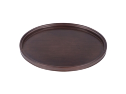 Lurelia Bandeja De Chá Oval Bambu 29 X 20,3 X 2,5 Cm Para Chá, Café E Snacks