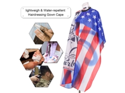 2026 túnica Impermeable para Cortar Cabelo, Capa de Nylon Fácil de Limpar para Cabeleireiros e Barbeiros
