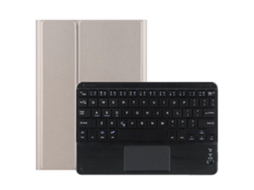 Dy-m10rel-c 2 Em 1 Teclado Bluetooth Removível + Capa Protetora De Couro Para Tablet Com Touchpad E Suporte Para Lenovo Tab M10 Fhd Rel