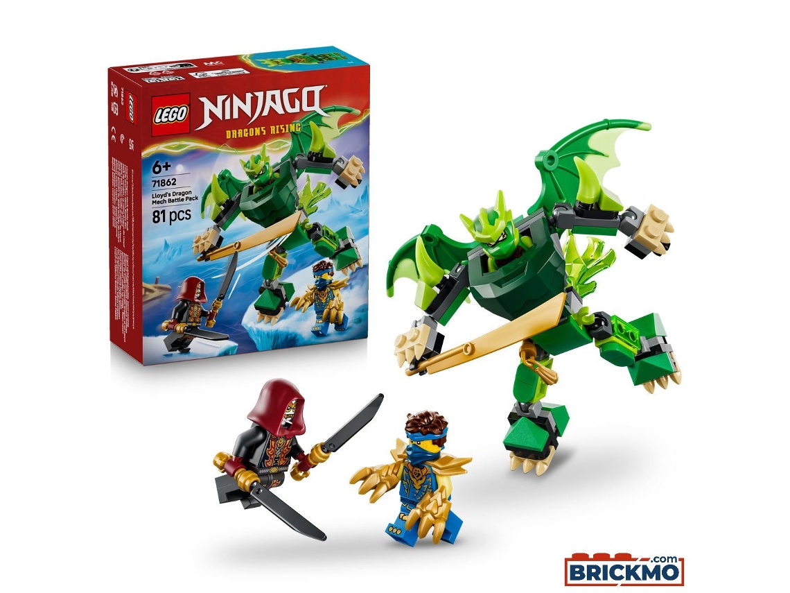 Lego Ninjago 71862 Pack De Batalha Do Robô Dragão Do Lloyd 71862