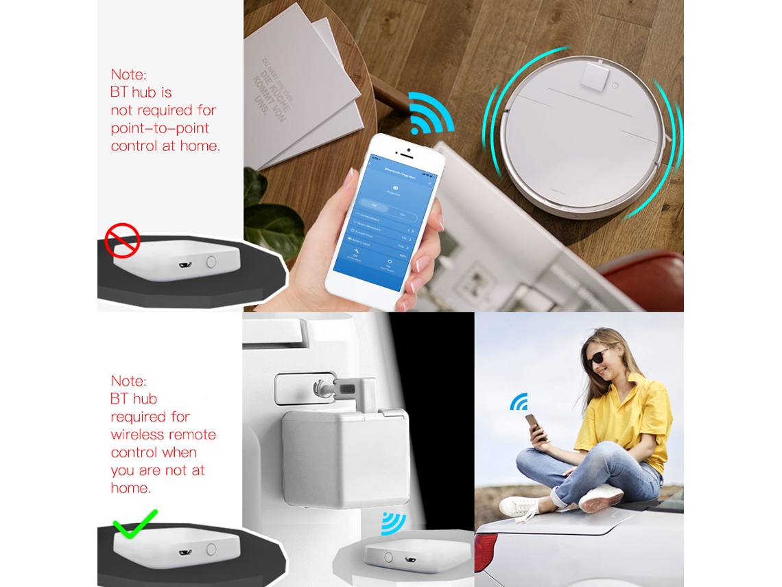 Laxiscreed Robô De Polegar Bluetooth Tuya Com Controle Remoto Por App Para Automação Residencial