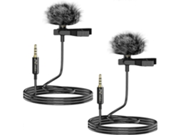 Peça Microfone De Lapela Profissional De 3,5 Mm Compatível Com Dji Mic/rode Slowmoose