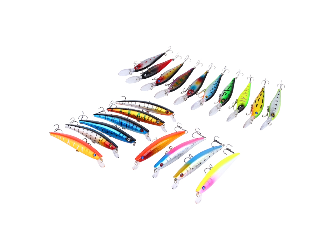 Bait (attracts Fish, Increases Hooking Rate) 20-piece Set Of Minnow Lure Bait For Sale