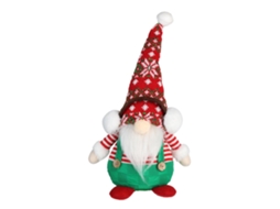 Boneco De Natal Laxiscreed Com Barba Vermelha E Verde, Estilo Antigo, Sentado, Tecido Tricot, Sem Rosto, Anão Festivo