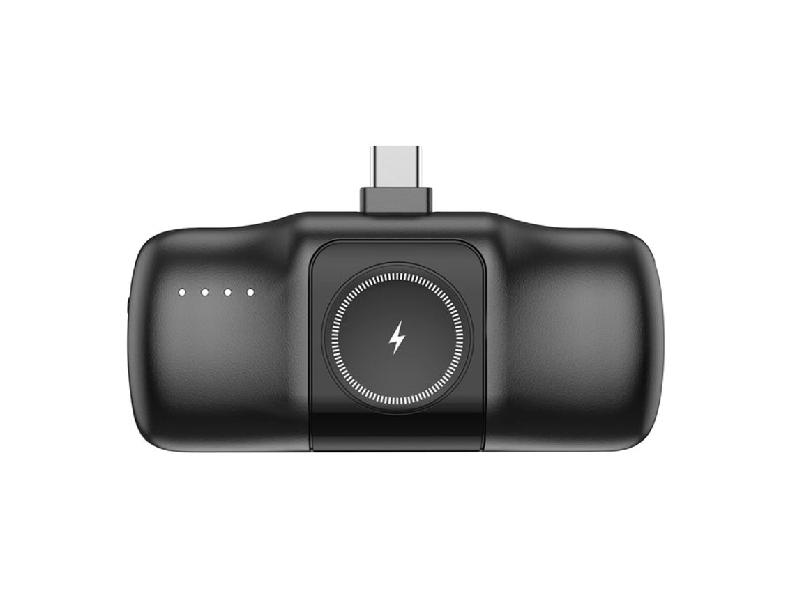 Mini Power Bank com Cabo USB C integrado e Carregador para Apple Watch WOZINSKY