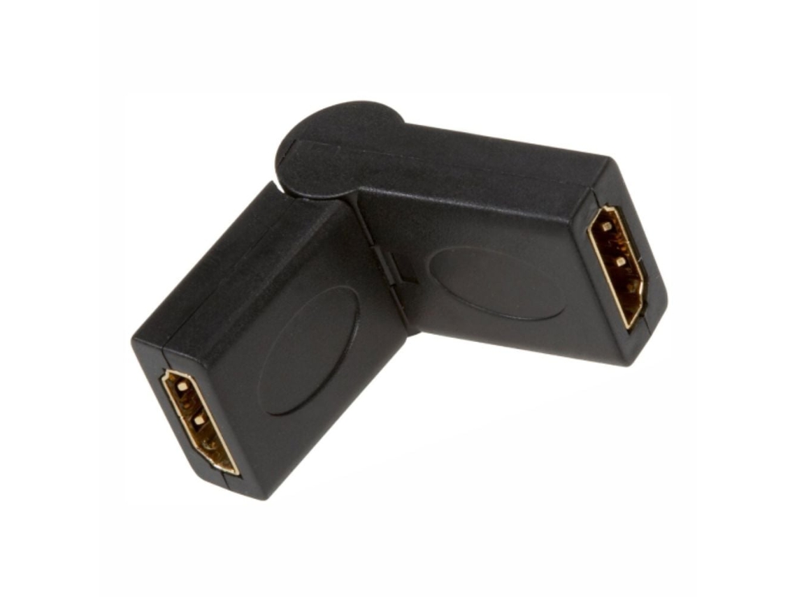 Ficha Adaptadora Hdmi Fêmea / Fêmea Rotativa 180° Prok