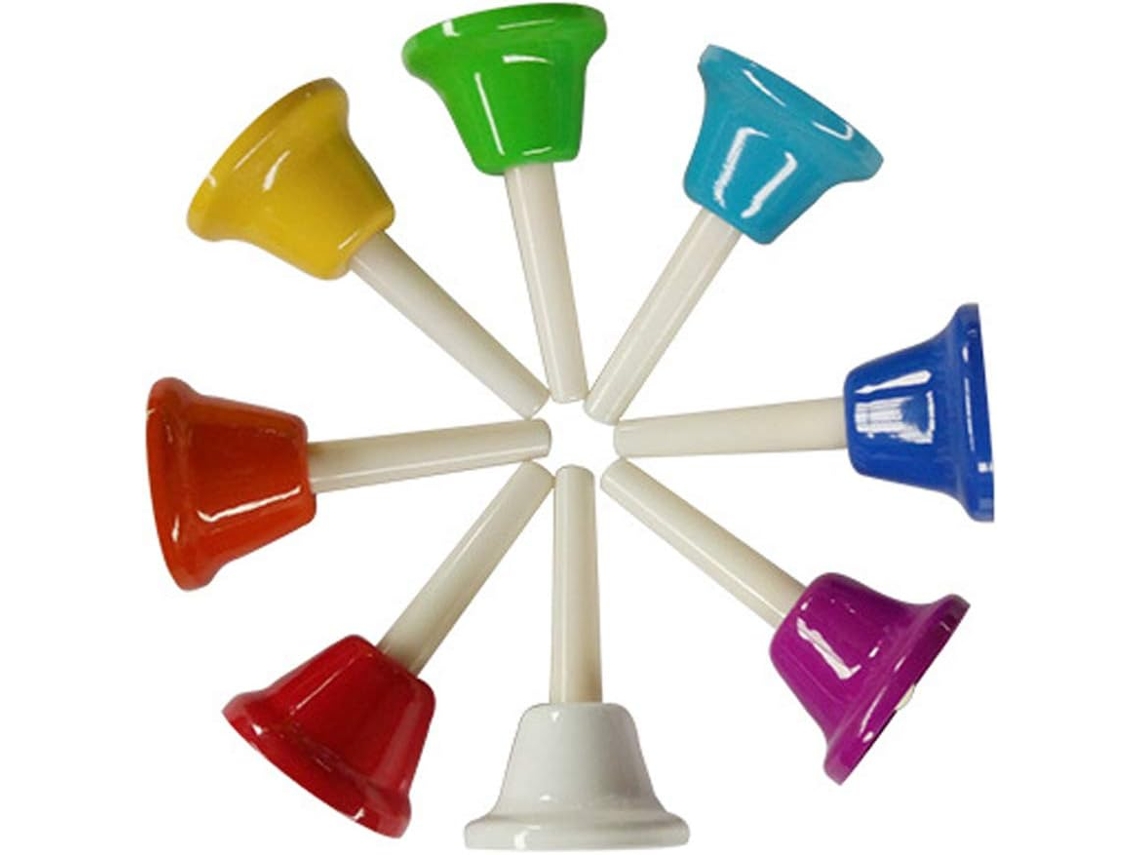 Sinos De Mão Coloridos Afinados, Sinos De Mesa Diatônicos Com Notas Precisas Para Aprendizagem Musical, Instrumentos De Percussão De Cores Brilhantes