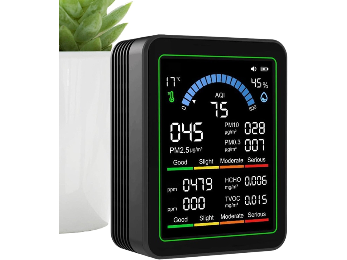 Analisador De Qualidade Do Ar Para Residências – Detector De Poluição Interna, Sensor