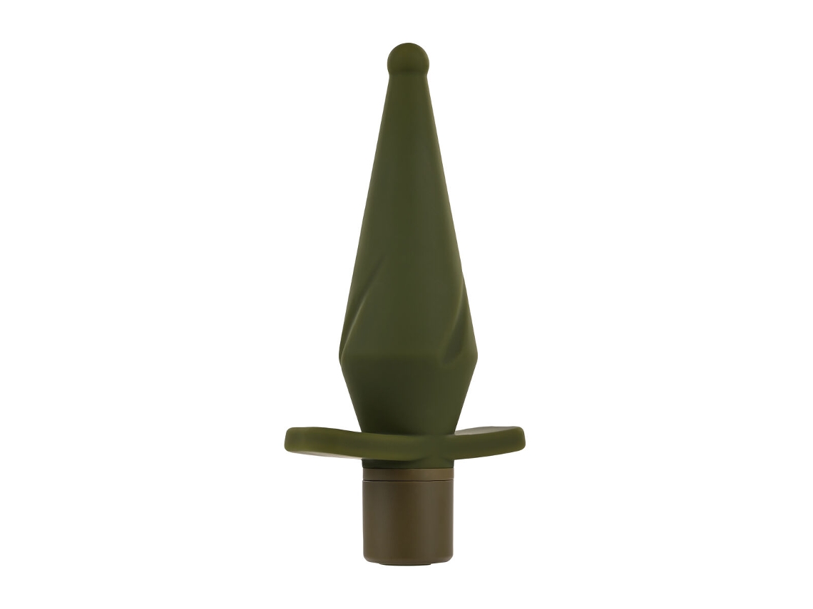Vibrador Anal Cassini Preto SELOPA Verde
