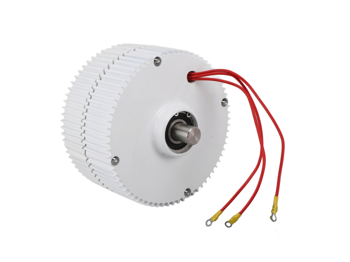 Gerador Síncrono Trifásico De Eixo Duplo 48v Com Ímã Permanente Laxiscreed Para Energia Eólica De 400w