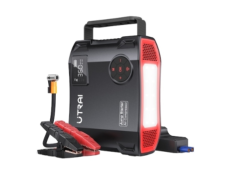 Compressor de Ar Bomba de Pneu Car Booster Starting Device 4 em 1 2000A 16000Mah 150Psi UTRAI Jstar 5-Jump Starter  UTRAI
