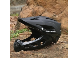 Capacete MDUG de Ciclismo Profissional, Tamanho Pequeno, Preto