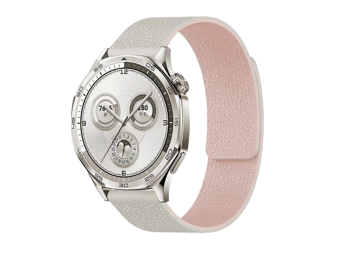 Pulseira De Relógio Em Silicone Magnético Macio Com Textura De Lichia