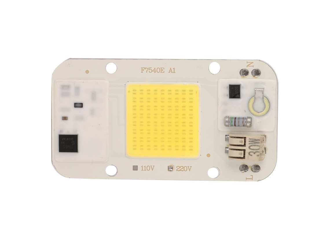 Chip Led Integrado 30w 220v Sem Driver para Crescimento de Plantas | S/MARCA