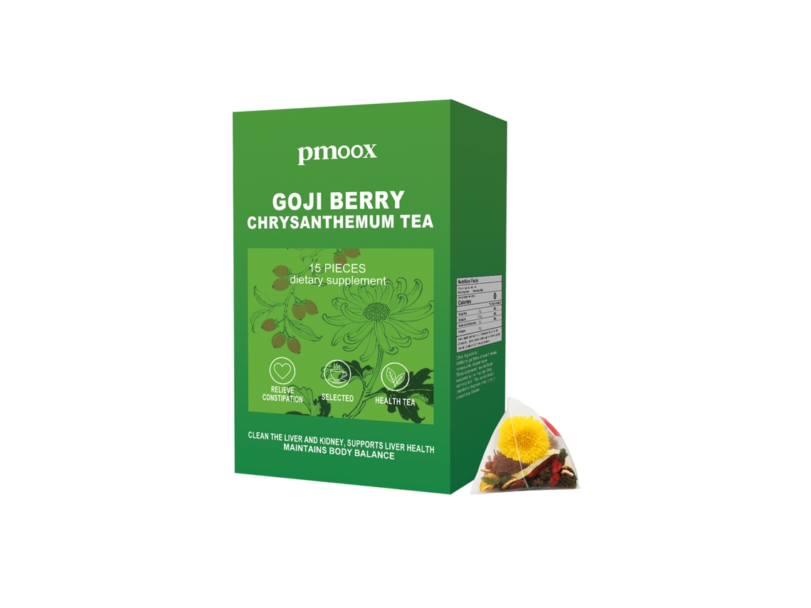 Chá de Goji e Crisântemo, Bebida Refrescante e Natural para Saúde e Vitalidade LAXISCREED