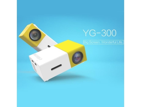 Projetor Sopear Yg300 Led 1080p Bateria Integrada De 1300mah Tamanho Da Imagem Ajustável