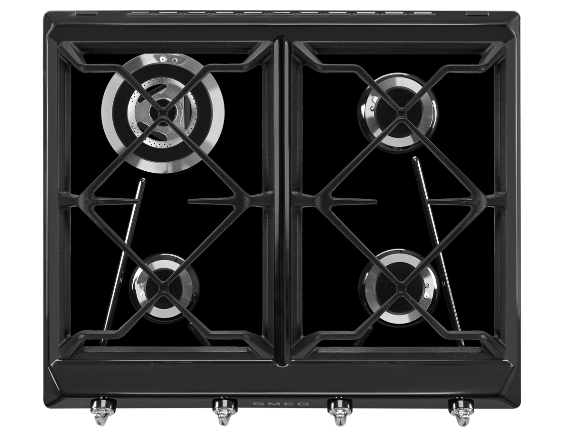 Placa de Gás SMEG SR964NGH (Gás Natural - 60 cm - Preto)