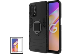 Capa + Película Oppo A74 Military Defender Preto