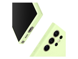 Capa de Silicone SAMSUNG Galaxy S24 Ultra Verde Claro (Outlet Caixa Aberta)