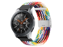 Bracelete Pulseira Entrançada Flexível para Garmin Marq Adventurer Performance Edition Multicor