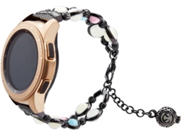 Pulseira De Relógio Com Contas Luminosas Em Ágata, Substituição Para