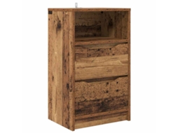 Mesa de Cabeceira com Gaveta Madeira Antiga MAISON EXCLUSIVE (40x30x467 cm)