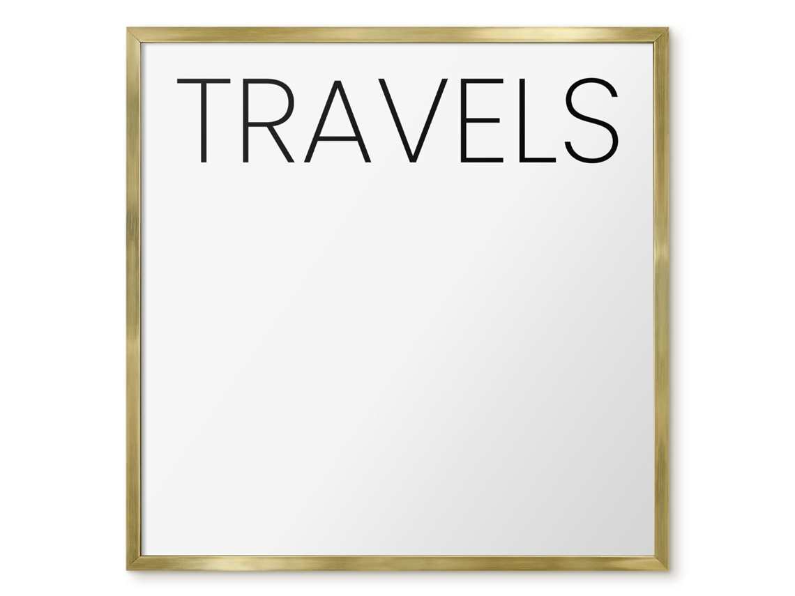 Magnetic Glass Board Travels For The Hall Espelharte (50x50 Cm)