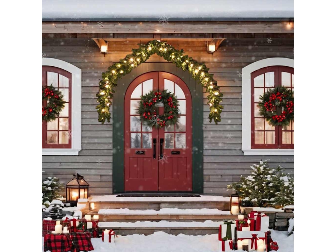 Vidaxl Grinalda De Natal Com Luzes Led 10 M