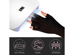 1 Pair Uv Gloves For Nails, Gel Nail Lamp, Manicure Anti Lamp Light GOKOCO