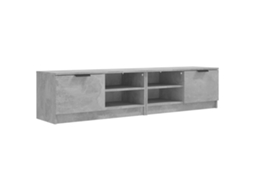 Tv Cabinet Set, Tv Cabinet Sets Vidaxl Cinzeto Madeira Processada (n/a)