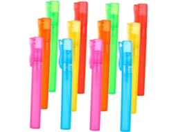 De 12 Mini Frascos Spray Coloridos, Frascos De Perfume Portáteis Em Spray