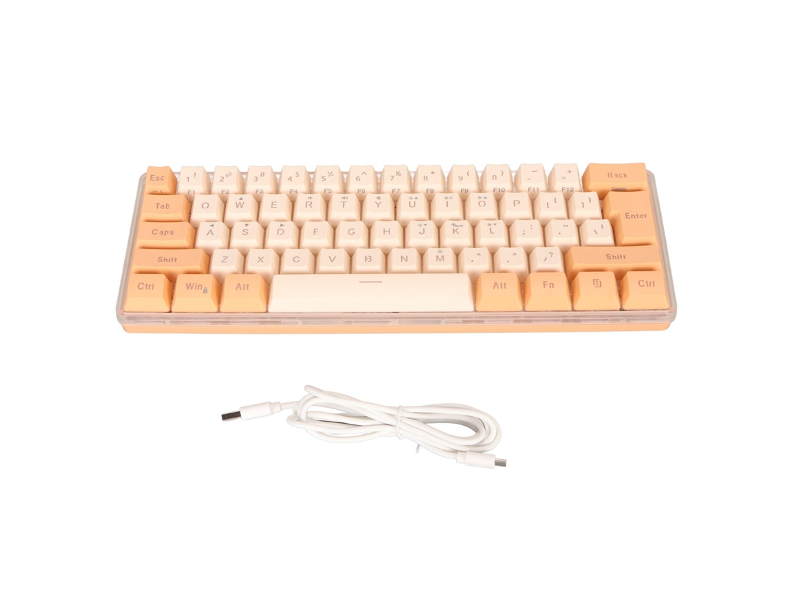 Teclado Gaming LAXISCREED Rgb 61 Teclas Compacto