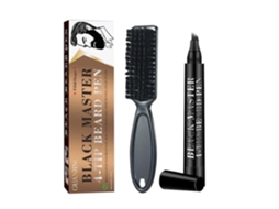 Conjunto de caneta para preenchimento de barba e caneta para barba à prova dágua para acabamento de barba g4977 S/MARCA