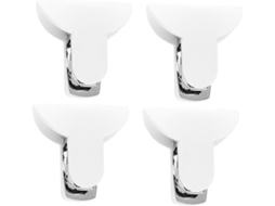 Conjunto de 4 pinos antiderrapantes Besportable para edredons e lençóis, com espuma acolchoada e pinos.
