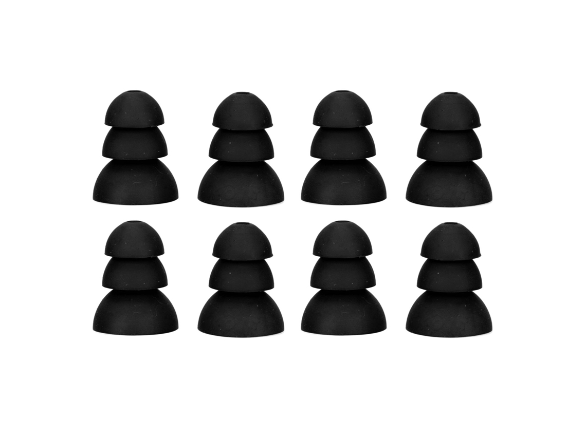 8 almohadillas de silicona para audífonos, de 3 capas, accesorios de bolsillo BTE ITE S/MARCA