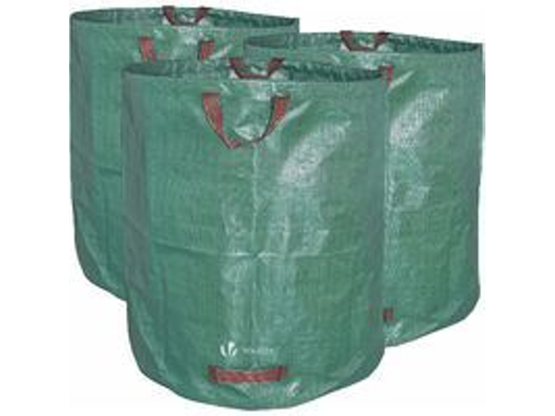 Sacos De Jardim Extra Leves Para Armazenamento, Tecido Resistente, 272 Litros , Arco Flexível, Fácil De Carregar Para Grama, Solo, Galhos (72 Galões)