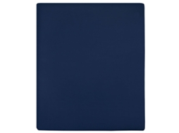 Vidaxl Lençol Ajustável 100x200 Cm Algodão Jersey Azul Marinho