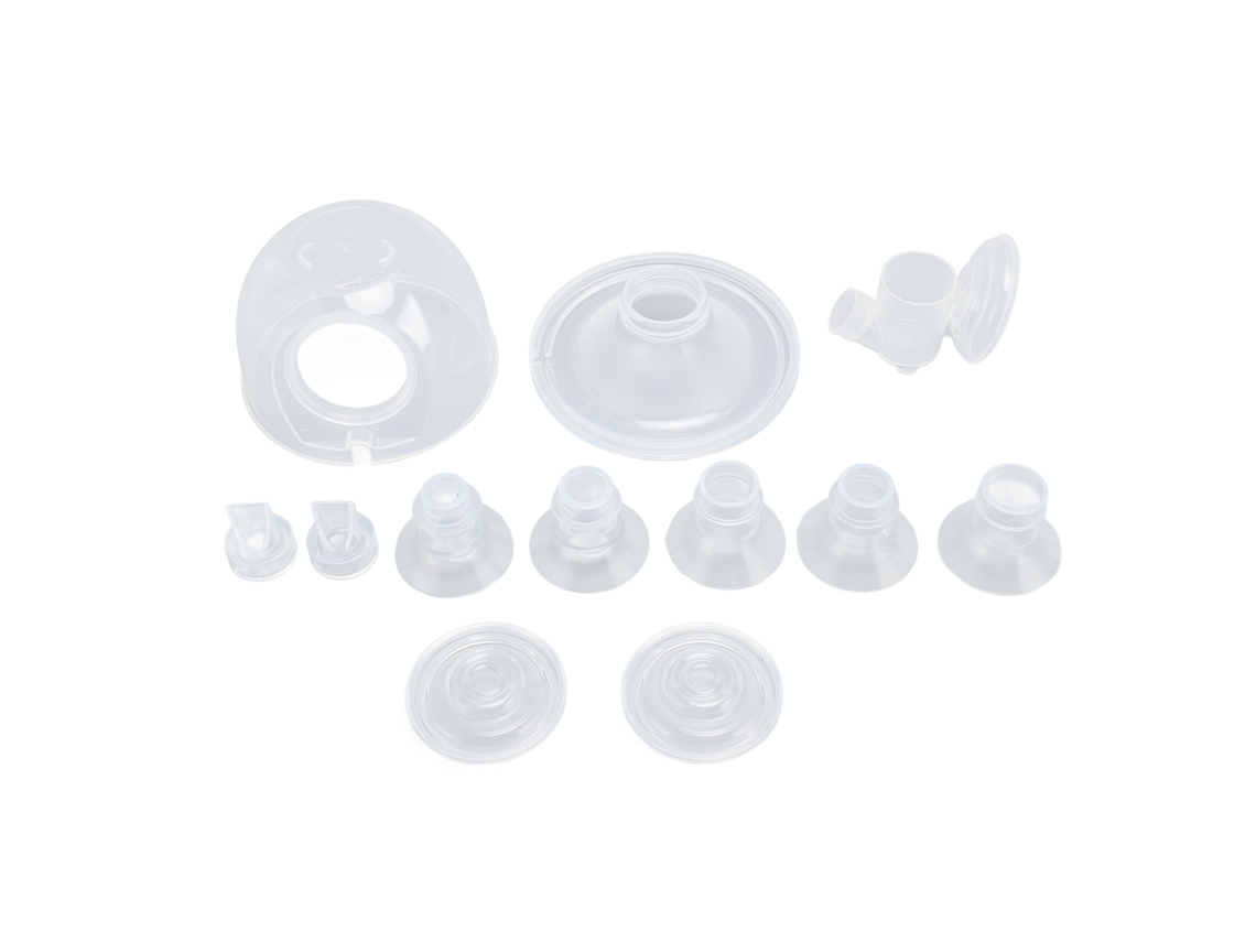 Mali peças de Reposição para Bomba de Leite 27mm com 5 Flanges e 2 Válvulas Momcozy S9/s10/s12