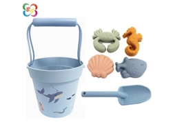 Yuysan Conjunto De Brinquedos De Praia Em Silicone, 6 Peças Oceano